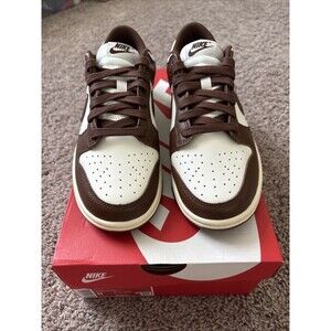 Nike Dunk Low Cacao Wow Brown DD1503-124 New Womens Size 8W Brown White